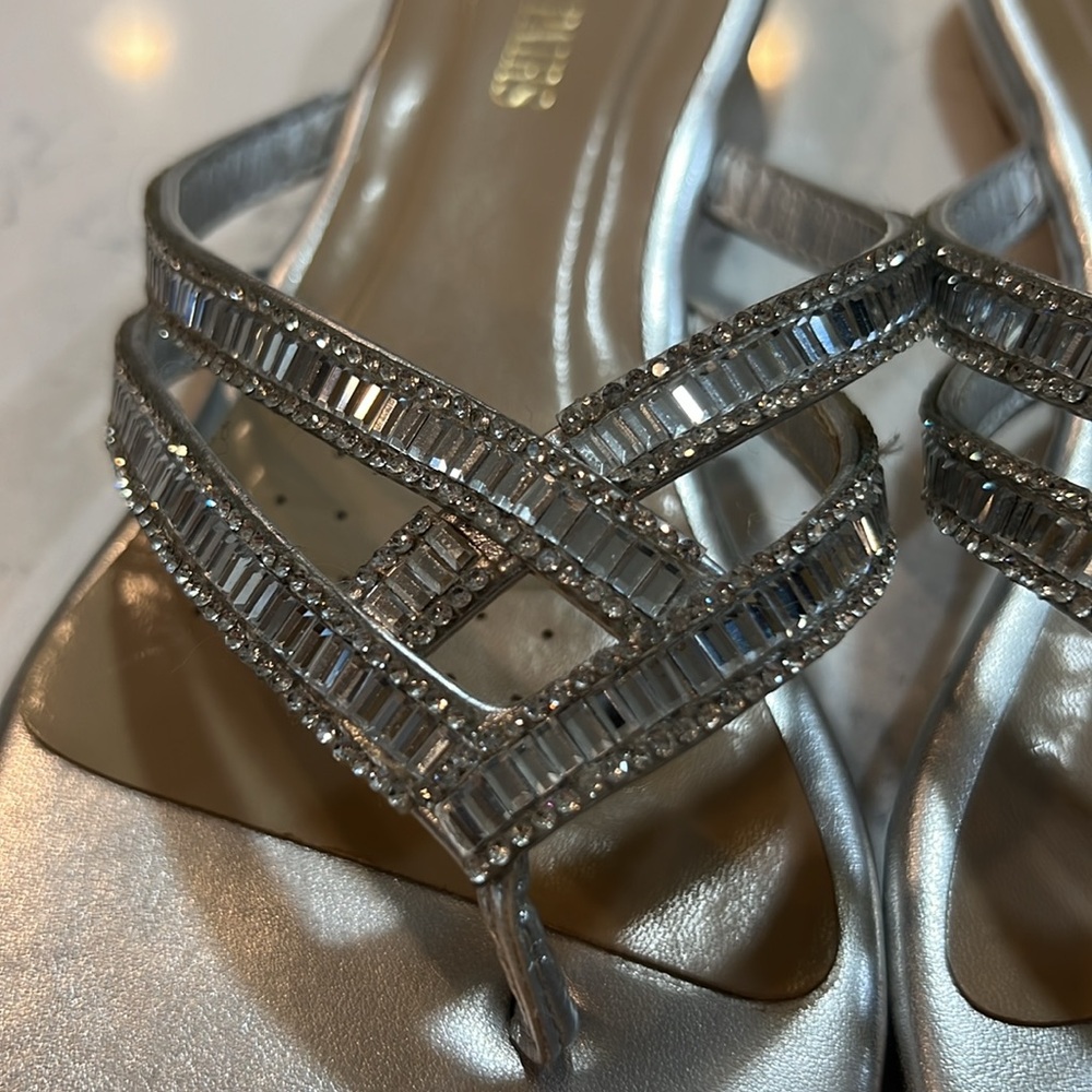 DREAM PAIRS Women's Fashion Rhinestones Design Slides Sandals Size 8 - Picture 8 of 14